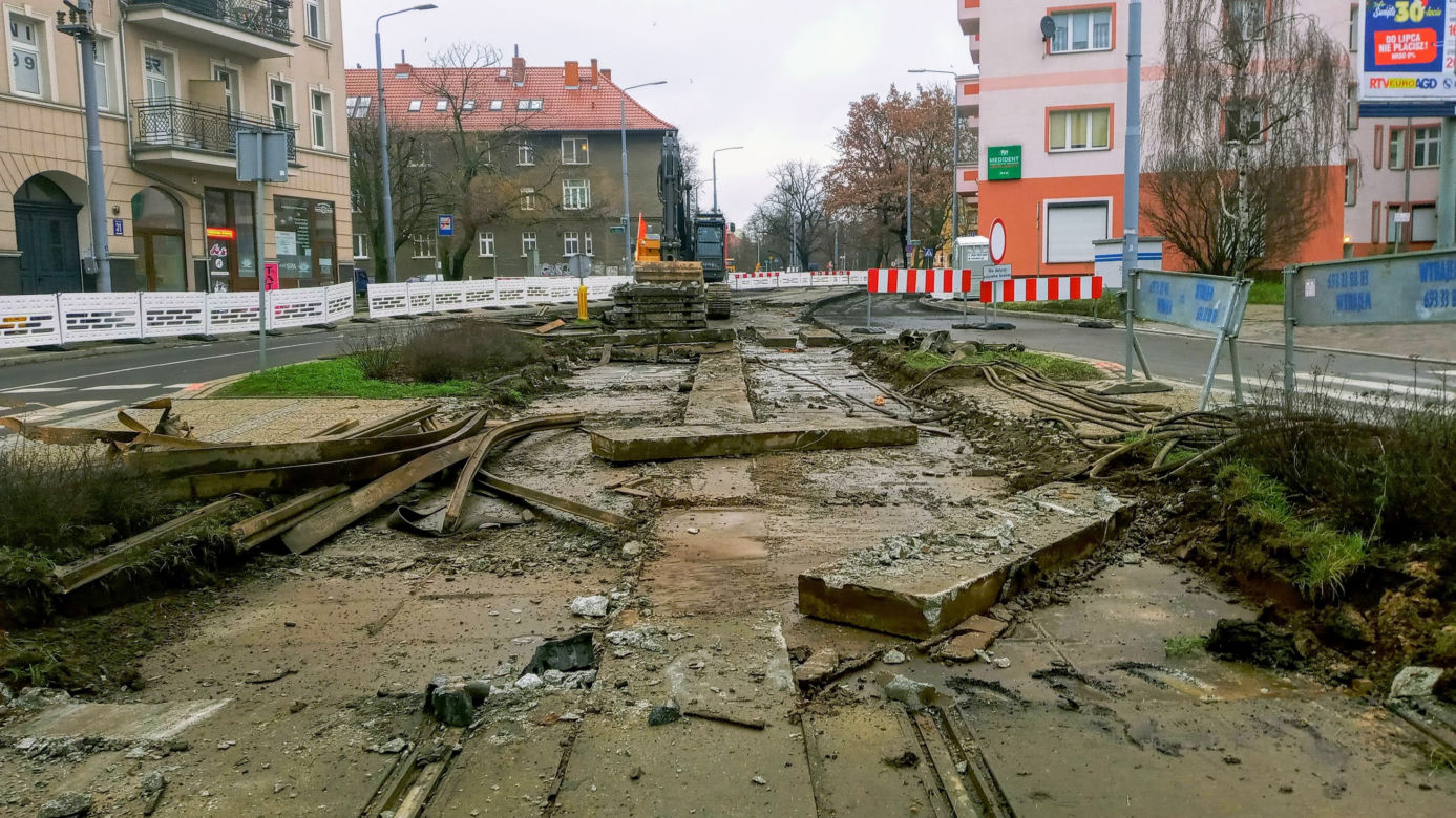 Ruszyła przebudowa torowisk na Niebuszewie