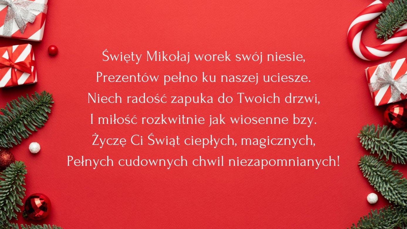 Wierszyki i życzenia na Boże Narodzenie 2024
