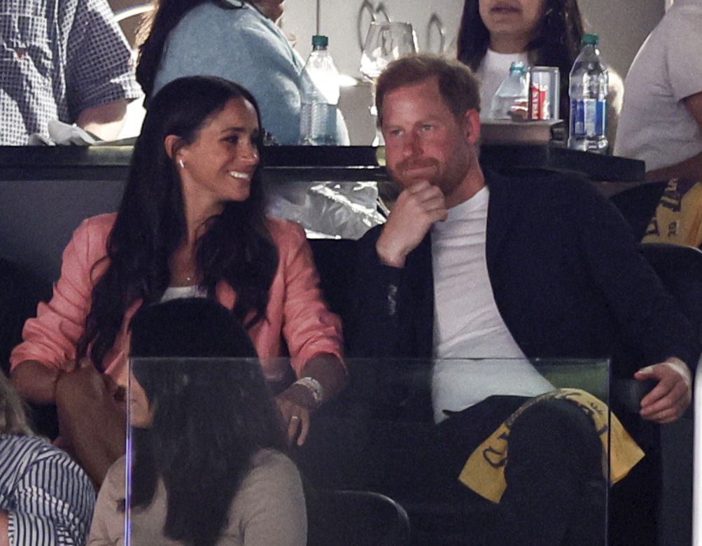 Meghan, Harry, mecz 