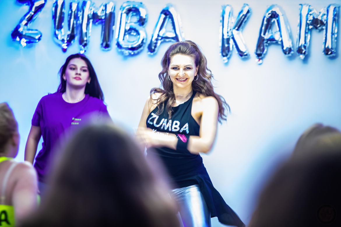 Impreza z okazji 10-lecia zumby Kamili K w Częstochowie