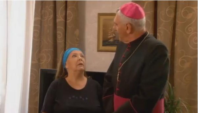 Ranczo 7 sezon odc. 97. Biskup Sądecki (Wiktor Zborowski), Michałowa (Marta Lipińska)