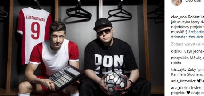 Robert Lewandowski i Donatan naprawdę nagrywają płytę! Połączyła ich muzyka 