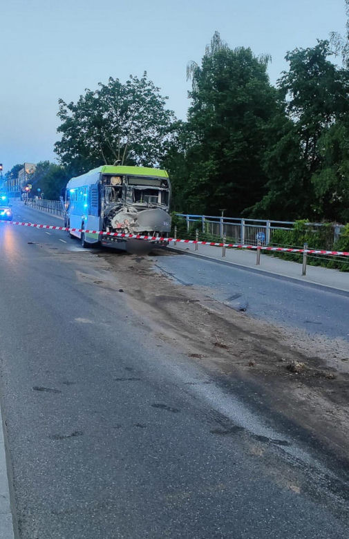 Sprawca karambolu w Olsztynie przyznał się do winy