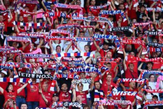 Wisła Kraków - Wieczysta Kraków: Zdjęcia kibiców i zawodników z meczu 6. kolejki PKO BP Ekstraklasy