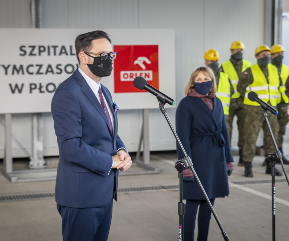 PKN ORLEN buduje szpital tymczasowy w Płocku. Będzie gotowy do końca miesiąca