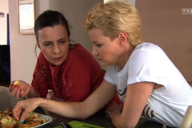 Rodzinka.pl 9 sezon. Marysia (Agata Kulesza), Natalia (Małgorzata Kożuchowska)