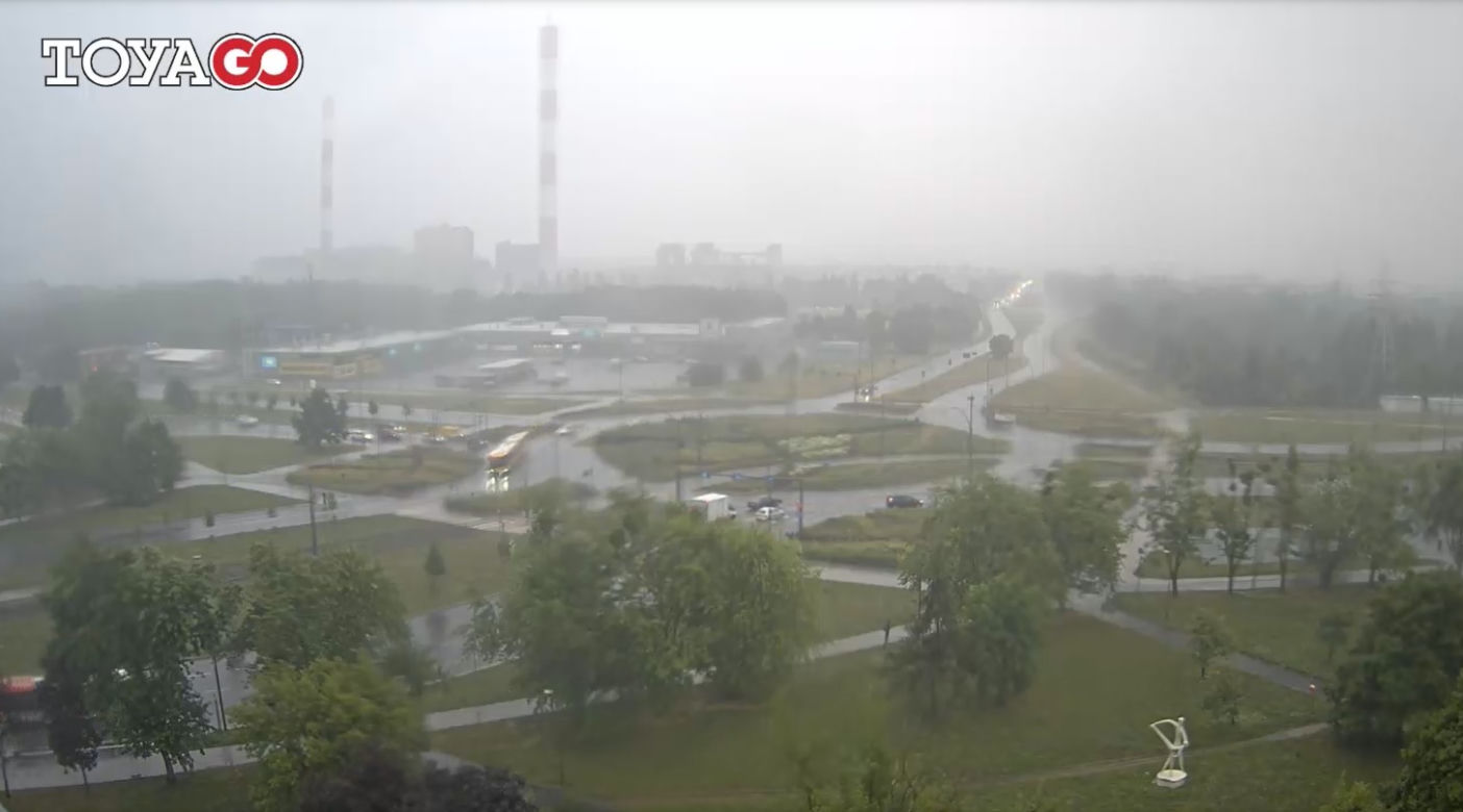 Burza w Łodzi