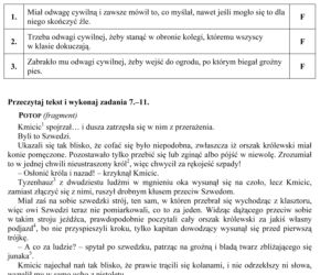 EGZAMIN GIMNAZJALNY 2013 JĘZYK POLSKI - ODPOWIEDZI, ARKUSZE z CKE