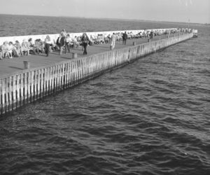 Molo w Sopocie w 1976 roku