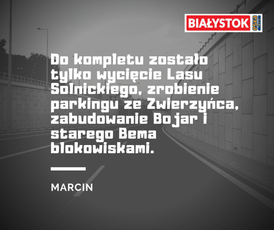 Trasa Niepodległości. Komentarze Internautów