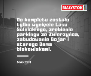 Trasa Niepodległości. Komentarze Internautów