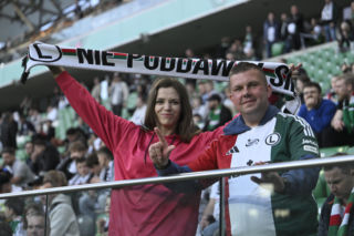 Dużo zdjęć kibiców z meczu Legia - Widzew