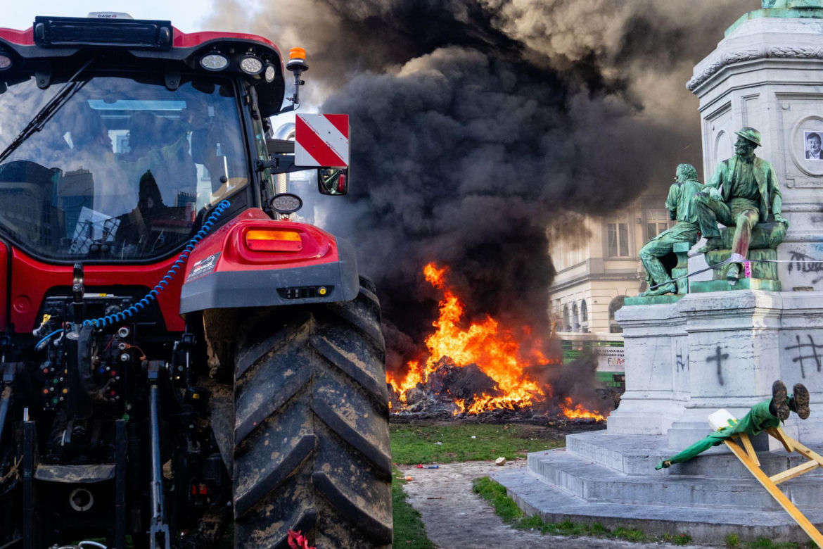 Protesty rolników w Europie