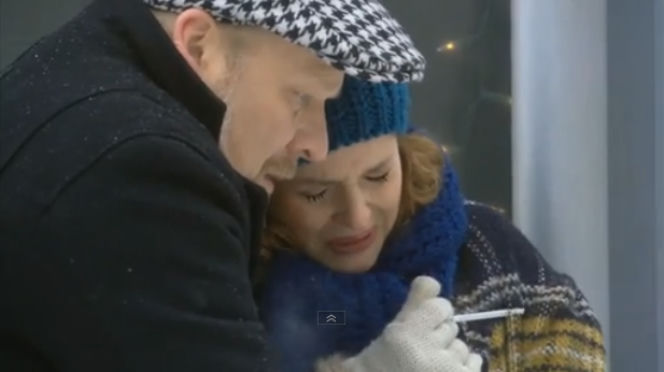 M jak miłość odcinek 1064 Olga (Marta Ścisłowicz) Janek (Jacek Lenartowicz)