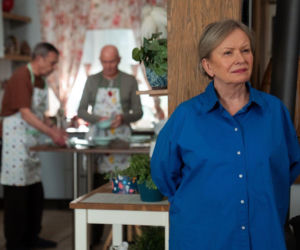 Barwy szczęścia odc. 3363. Basia (Sławomira Łozińska), Tolek (Marek Siudym), Czesław (Marian Jaskulski)