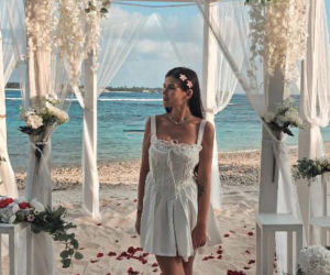 Skiba i młodsza żona znów to zrobili. Wszystko w rajskiej scenerii