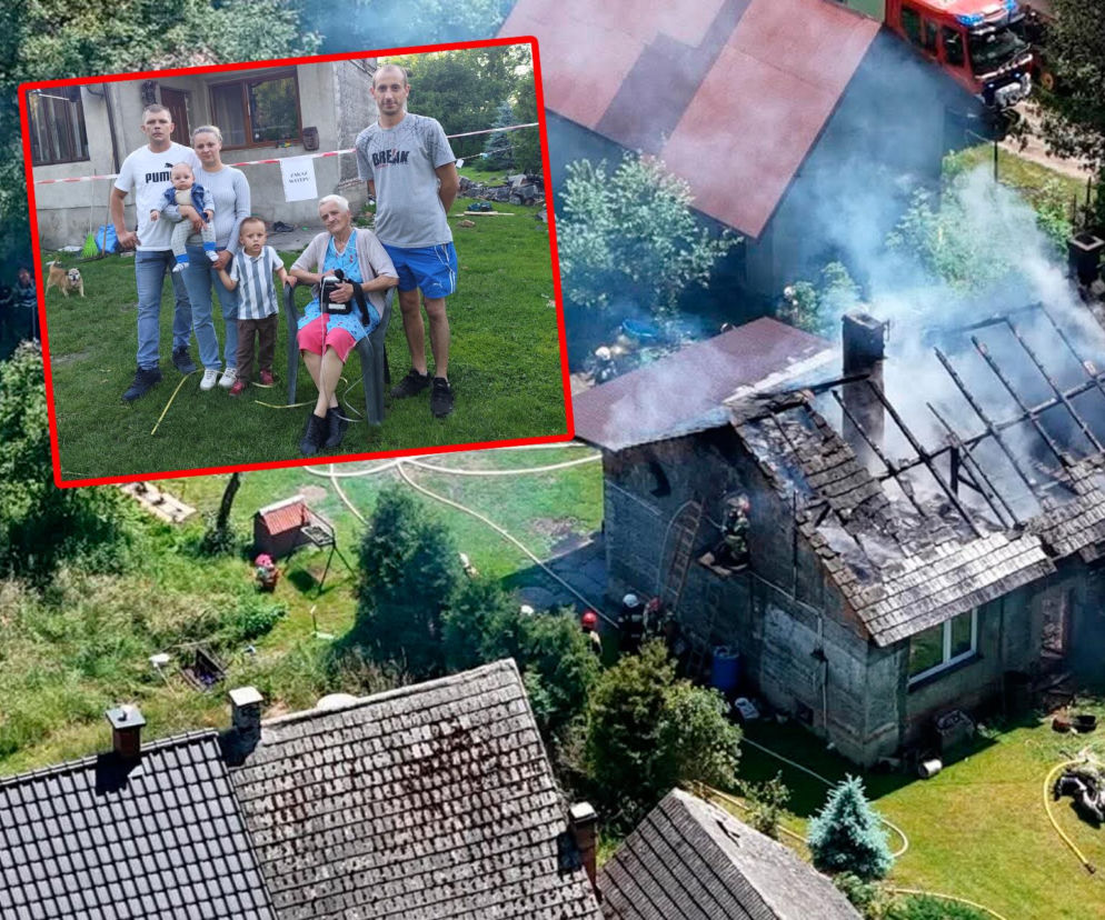 Dramat sześcioosobowej rodziny. Płomienie doszczętnie zniszczyły dom