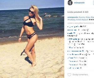 Joanna Opozda w bikini
