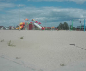 Plaża w Karninie. 