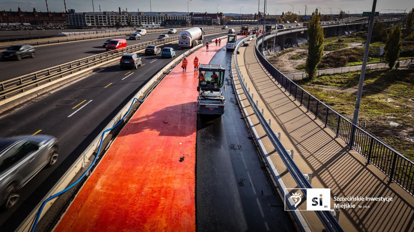 Remont Trasu Zamkowej - listopad 2025