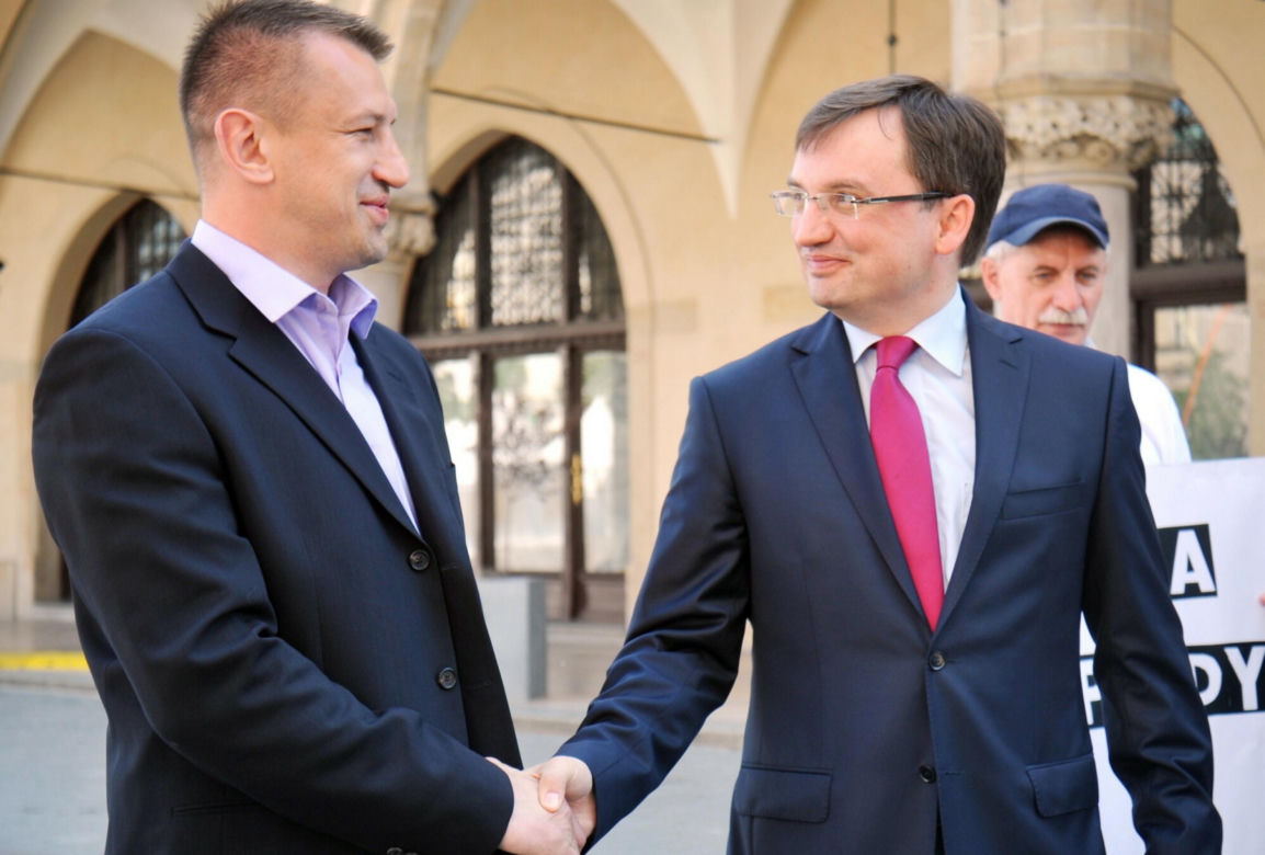 Zbigniew Ziobro i Tomasz Adamek