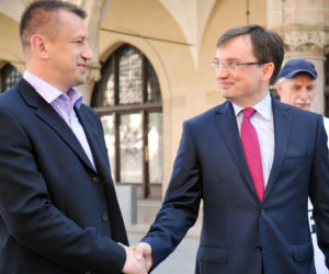 Zbigniew Ziobro i Tomasz Adamek