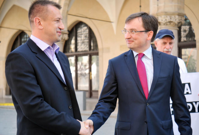 Zbigniew Ziobro i Tomasz Adamek