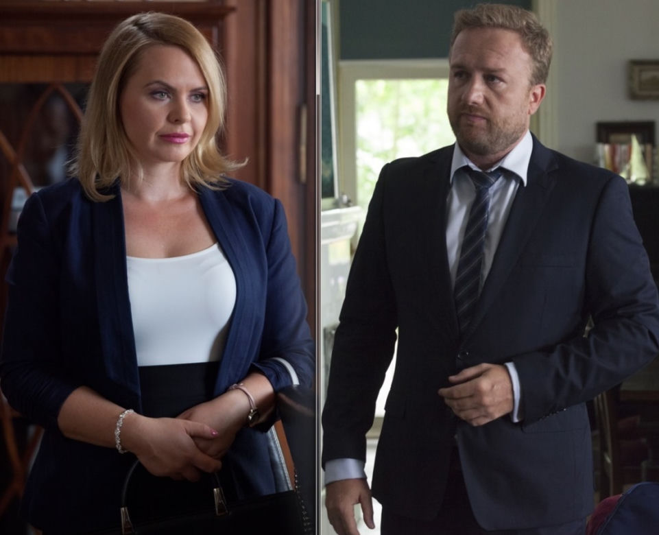 Przyjaciółki 8 sezon odc. 88 Anka (Magdalena Stużyńska), Paweł (Bartek Kasprzykowski)