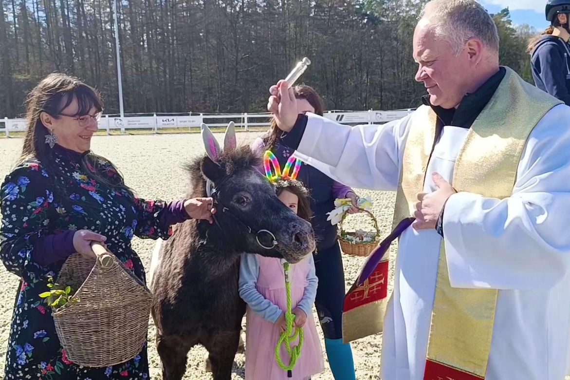 Konna święconka w Szczecinie
