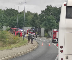 Śmiertelny wypadek w Krakowie. Motorowerzysta zginął na miejscu