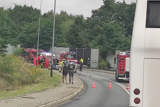 Śmiertelny wypadek w Krakowie. Motorowerzysta zginął na miejscu
