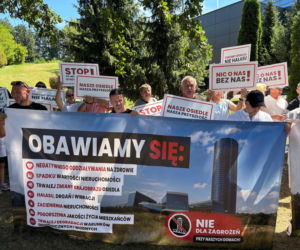 Protest mieszkańców Zabełcza