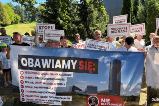 Protest mieszkańców Zabełcza