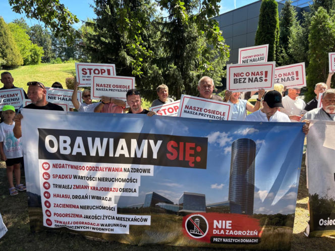 Protest mieszkańców Zabełcza