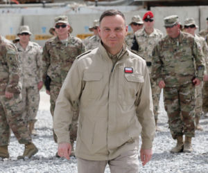 Prezydent Duda z wielkanocną wizytą u żołnierzy w Afganistanie [ZDJĘCIA]