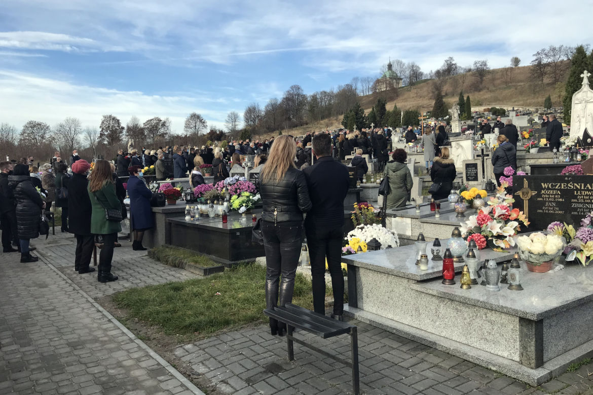 Śmiertelnie pobita przez męża Katarzyna M. została pochowana w Pińczowie