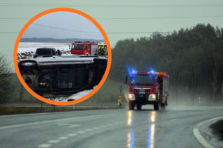 Zderzenie dwóch busów w Śliwicach. Dziewięć osób rannych, w tym dzieci
