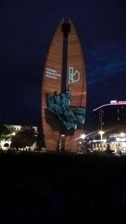 Mapping pomnika w Rzeszowie