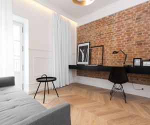 Nowoczesna aranżacja wnętrza: apartament w starych murach