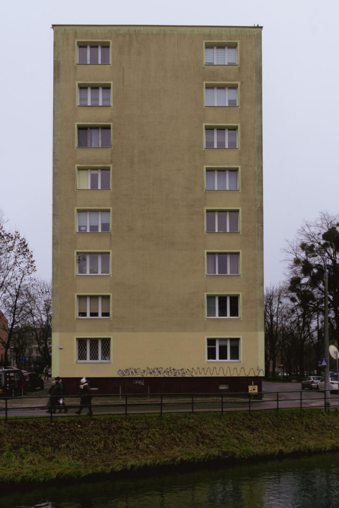 Punktowce nad Radunią w Gdańsku
