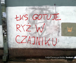 Derby Łodzi na murach