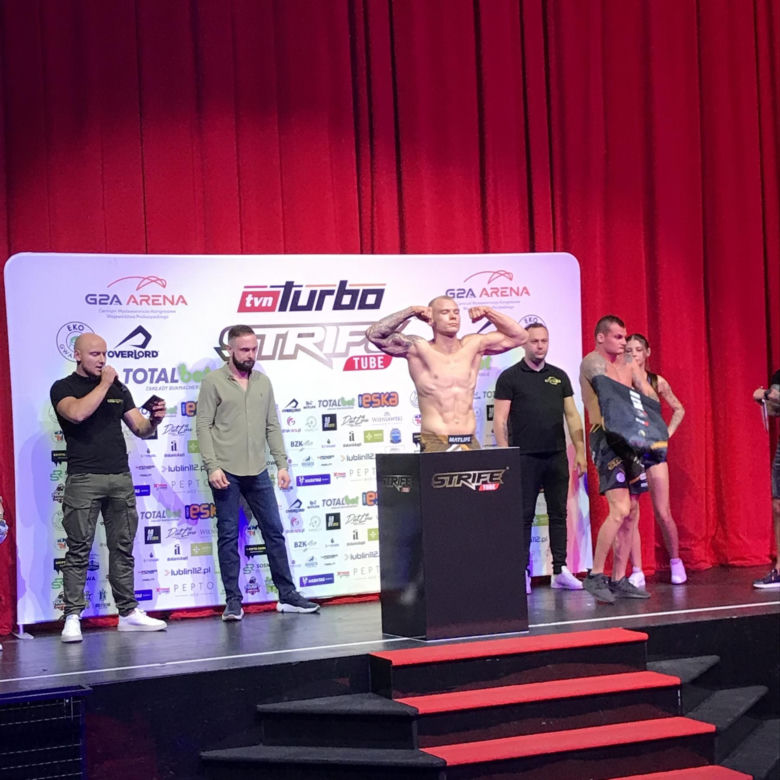 Ważenie przed galą Strife Tube w Lublinie
