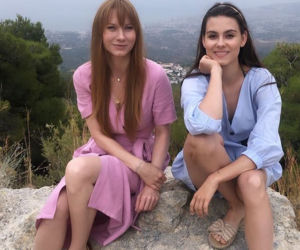 Na dobre i na złe. Wiktoria (Katarzyna Dąbrowska), Blanka (Pola Gonciarz)