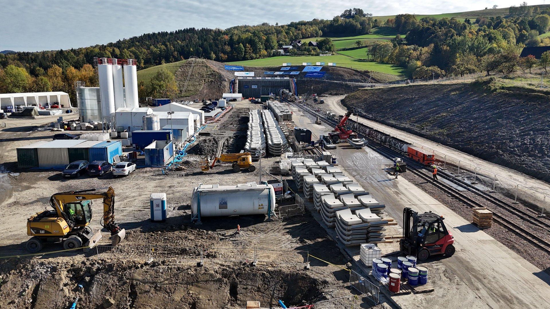 Rozpoczęcie drążenia tunelu ewakuacyjnego Tymbark - Szczyrzyc