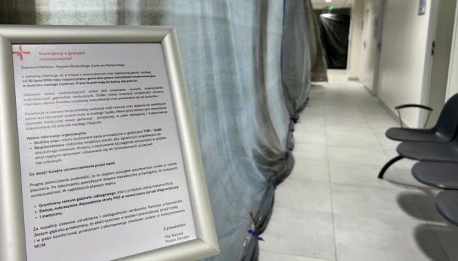 Nowe gabinety i Centrum Obsługi Pacjenta powstają w Mościckim Centrum Medycznym