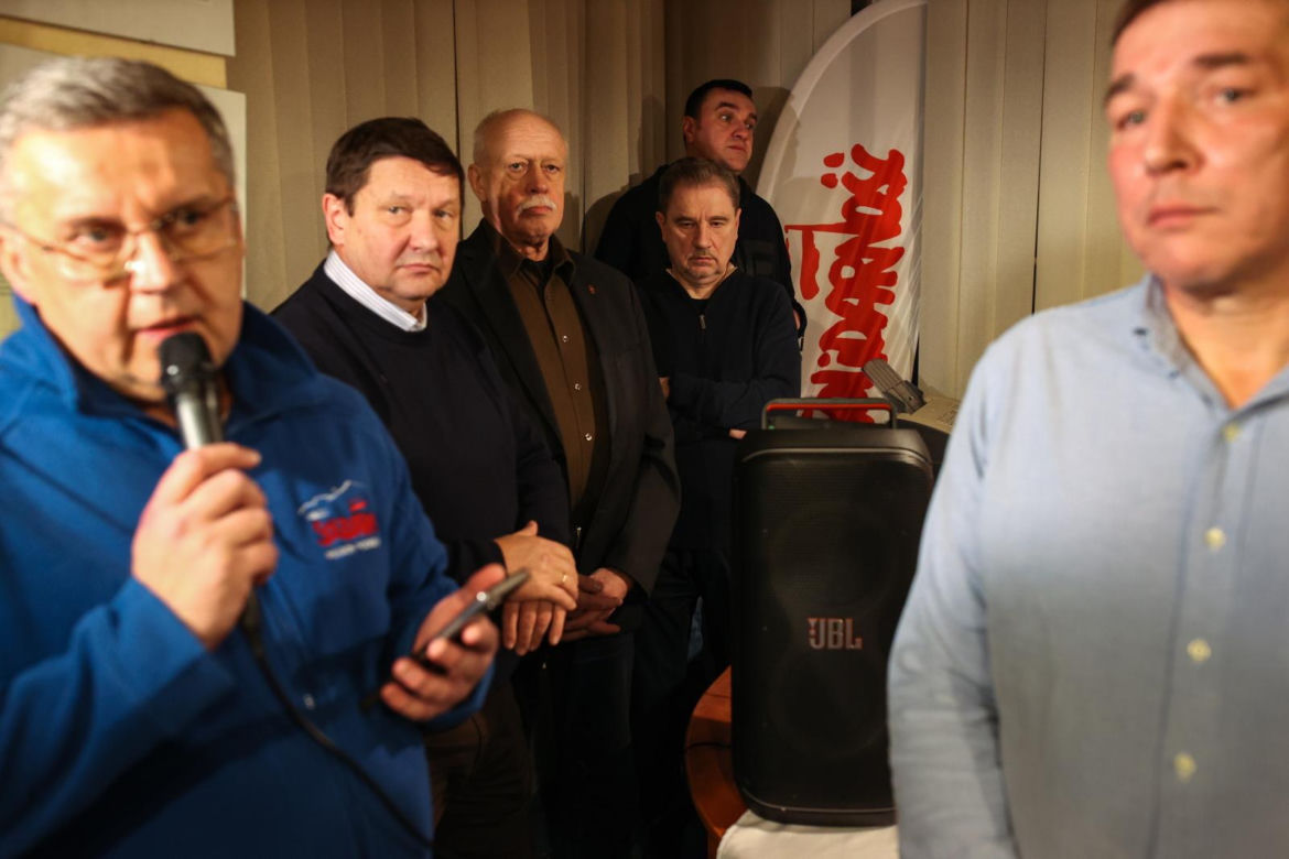 Podziemny protest górników kopalni Silesia