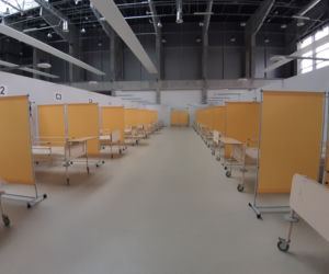 Szpital tymczasowy w CWK gotowy 4