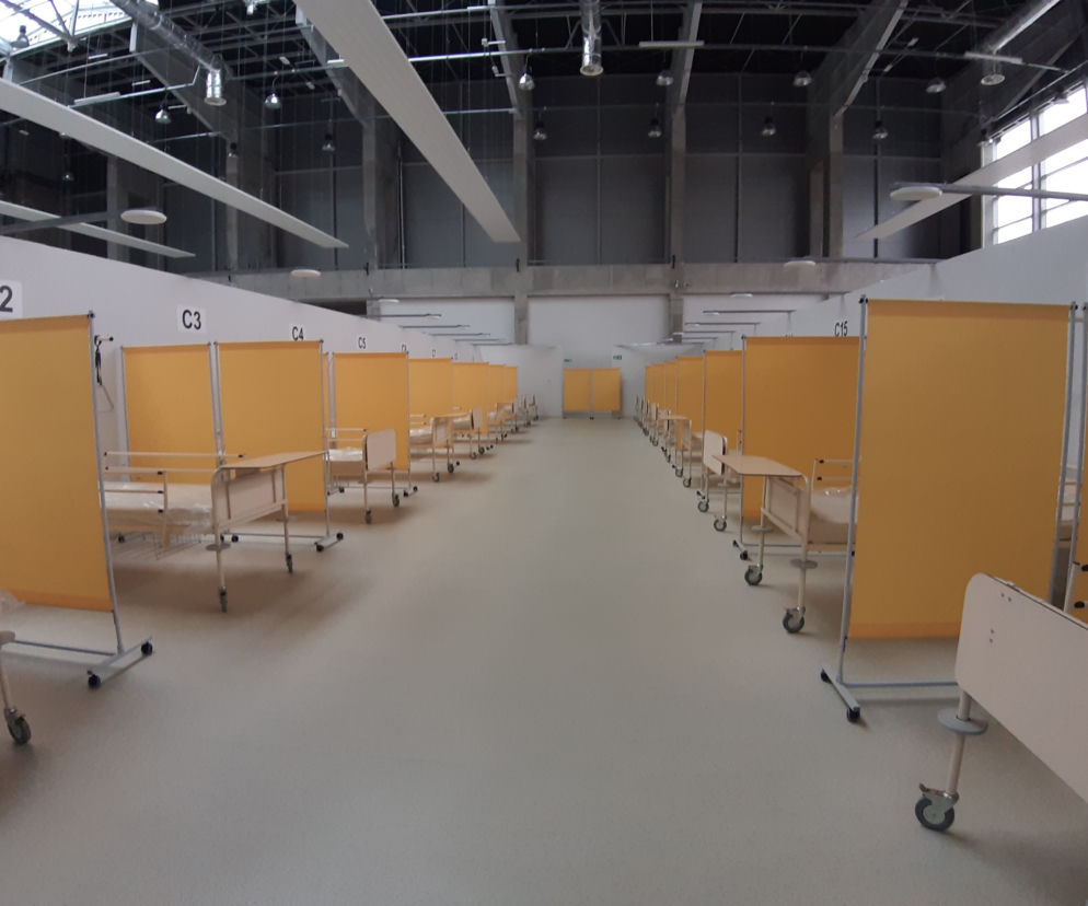 Szpital tymczasowy w CWK gotowy 4