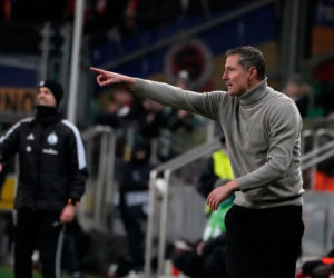 Karol Nawrocki na meczu Legia Warszawa - Sparta Praga