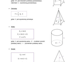 wzory matematyczne matura 2026